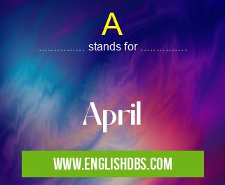 A means April A