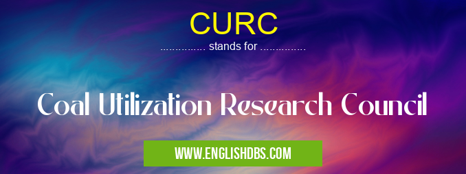 CURC means Coal Utilization Research Council CURC