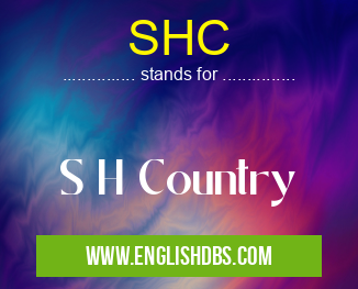 SHC means S H Country SHC