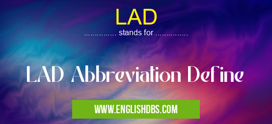 LAD means LAD Abbreviation Define LAD