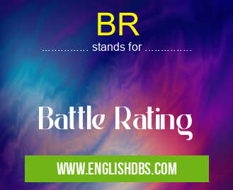 BR means Battle Rating BR