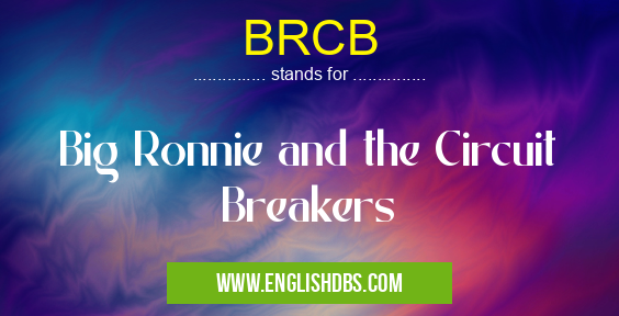 BRCB means Big Ronnie and the Circuit Breakers BRCB