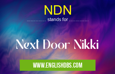 NDN means Next Door Nikki NDN
