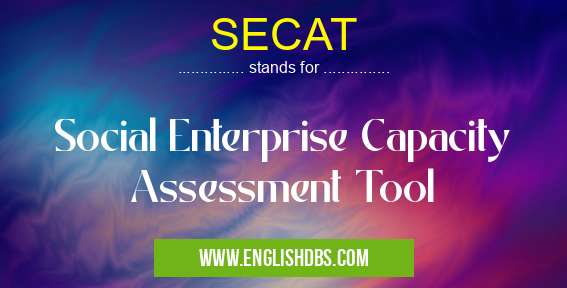 SECAT means Social Enterprise Capacity Assessment Tool SECAT