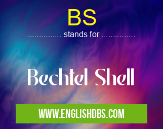 BS means Bechtel Shell BS