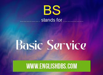 BS means Basic Service BS