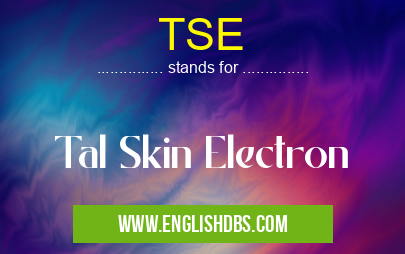 TSE means Tal Skin Electron TSE