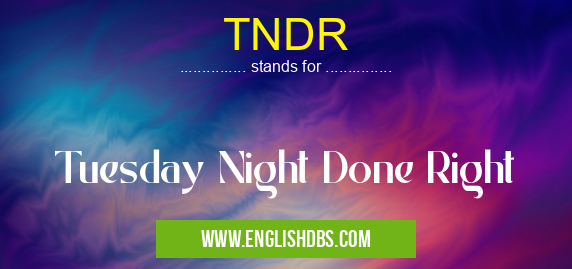 TNDR