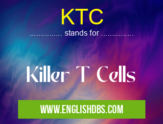 KTC means Killer T Cells KTC