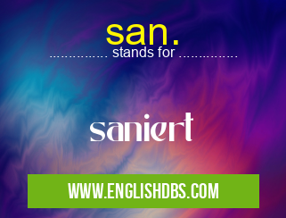 san. means saniert san.