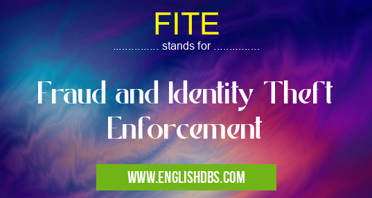 FITE means Fraud and Identity Theft Enforcement FITE
