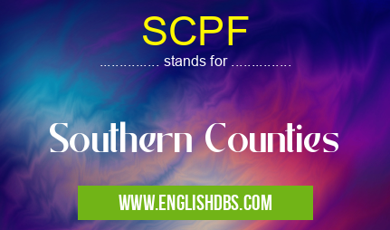 SCPF means Southern Counties SCPF