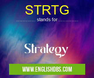 STRTG means Strategy STRTG
