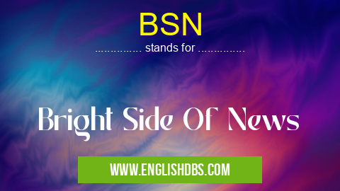 BSN means Bright Side Of News BSN
