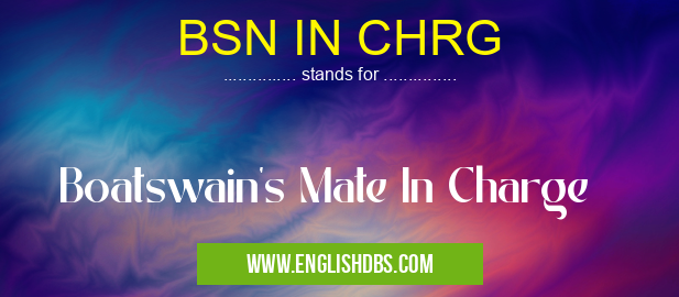 BSN IN CHRG