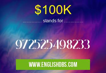 $100K