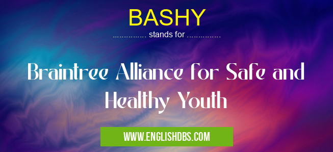 BASHY means Braintree Alliance for Safe and Healthy Youth BASHY