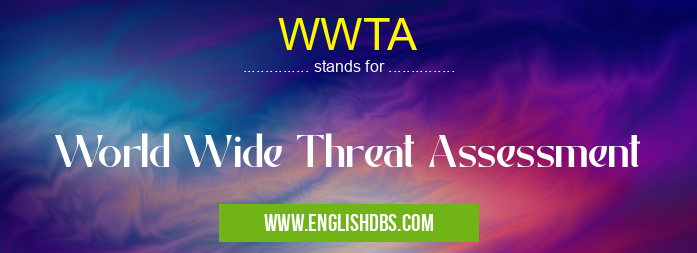 WWTA means World Wide Threat Assessment WWTA