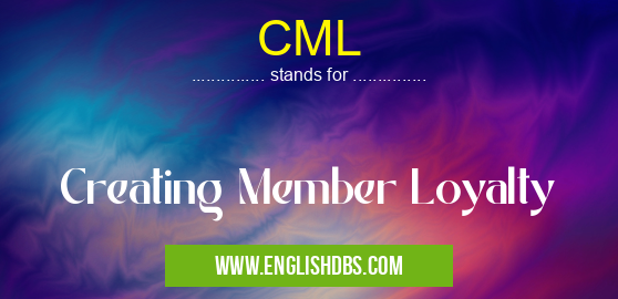 CML means Creating Member Loyalty CML