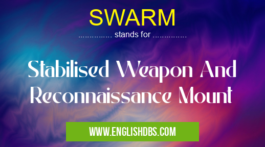 SWARM means Stabilised Weapon And Reconnaissance Mount SWARM