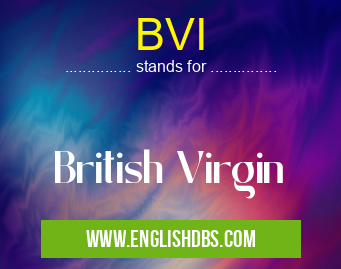 BVI means British Virgin BVI