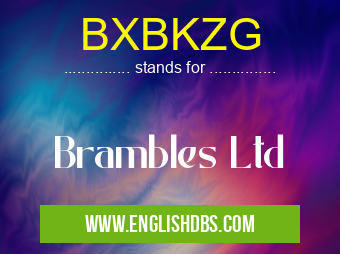 BXBKZG means Brambles Ltd BXBKZG