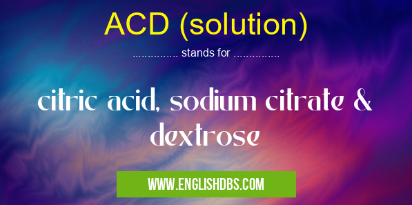 ACD (solution)
