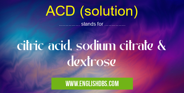 ACD (solution)