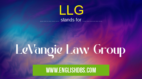 LLG means LeVangie Law Group LLG