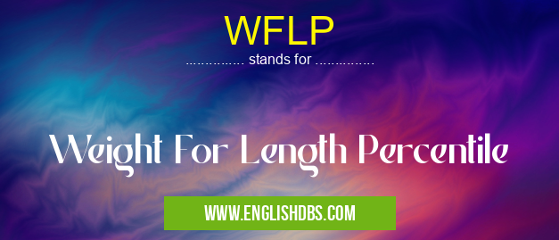 WFLP means Weight For Length Percentile WFLP