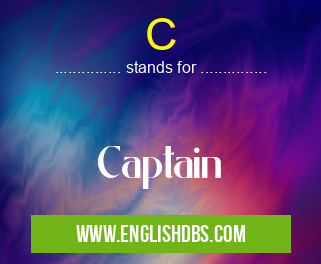 C means Captain C