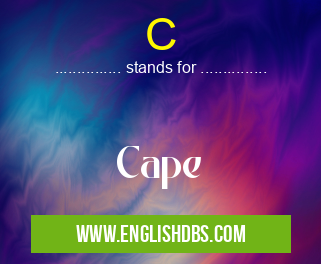 C means Cape C