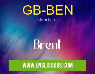 GB-BEN means Brent GB-BEN