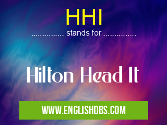 HHI means Hilton Head It HHI