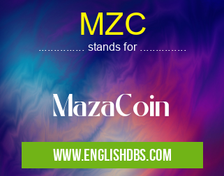 MZC means MazaCoin MZC