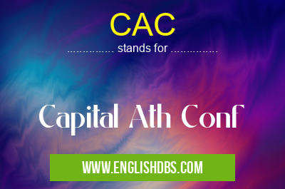 CAC means Capital Ath Conf CAC