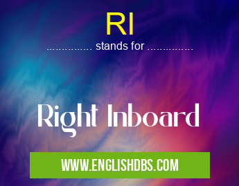 RI means Right Inboard RI