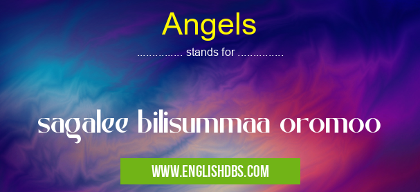 Angels means sagalee bilisummaa oromoo Angels