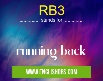 RB3 means running back RB3