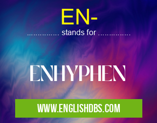 EN- means ENHYPHEN EN-