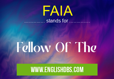 FAIA