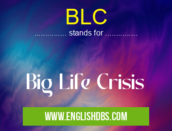 BLC means Big Life Crisis BLC