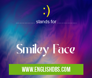 :) means Smiley Face :)