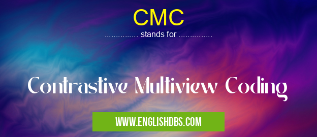CMC means Contrastive Multiview Coding CMC
