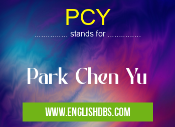 PCY means Park Chen Yu PCY