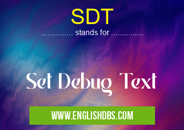 SDT