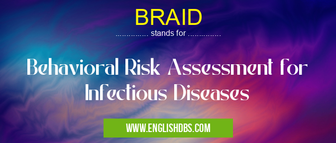 BRAID means Behavioral Risk Assessment for Infectious Diseases BRAID