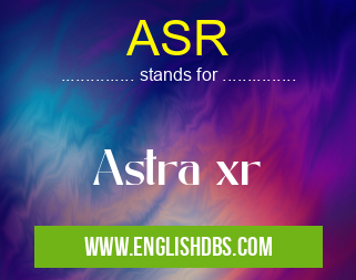 ASR