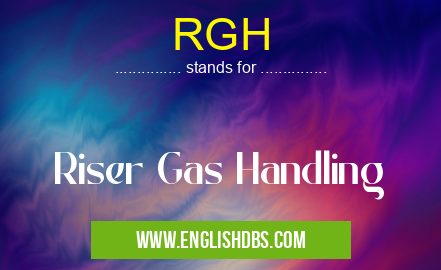 RGH means Riser Gas Handling RGH