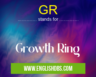 GR means Growth Ring GR